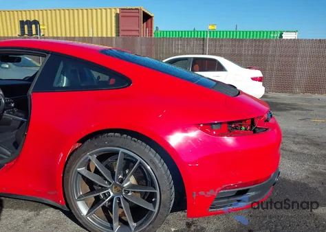 2020 Porsche 911 Carrera из США, поврежденный, VIN WP0AA2A97LS205866